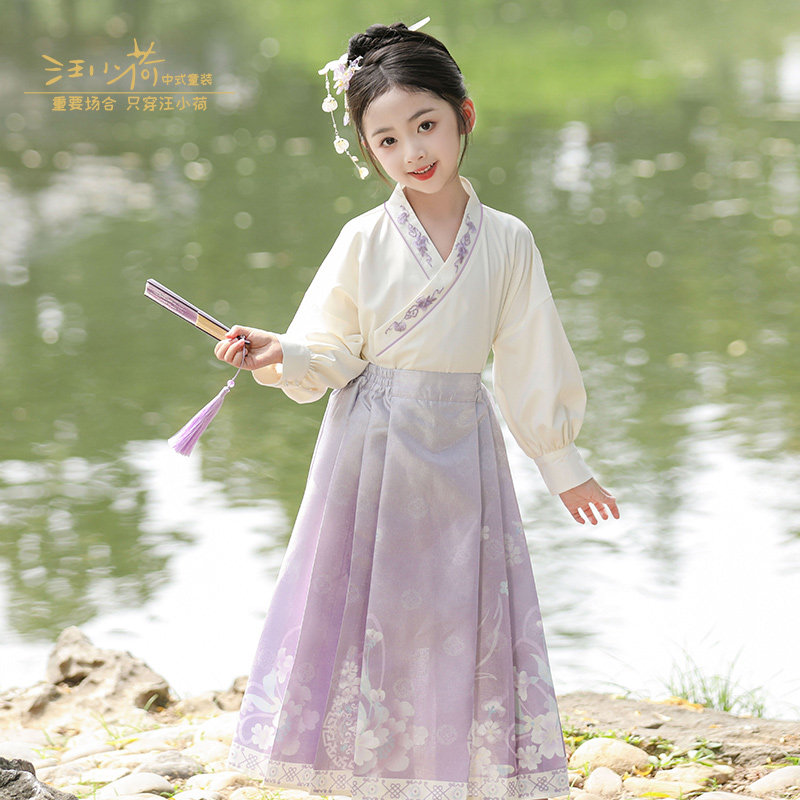 女童汉服套装2025新款秋季图片