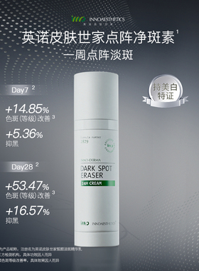 2瓶送口服净斑英诺INNO美白精华点阵精斑素50g淡斑痘印抑制黑色素