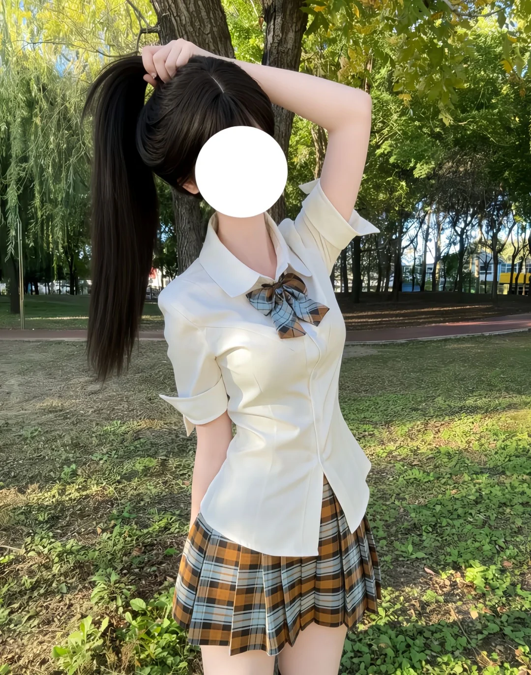 新款校供感jk制服收腰短袖衬衫女夏季秋刀鱼短裙日系显瘦叠穿套装图片