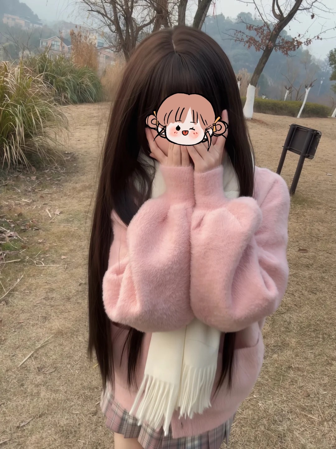 日系甜美风粉色毛茸茸开衫外套学院风校供感慵懒风樱奈格裙两件套,女装/女士精品,毛衣,淘宝优惠券,粉丝福利购,淘宝优惠卷