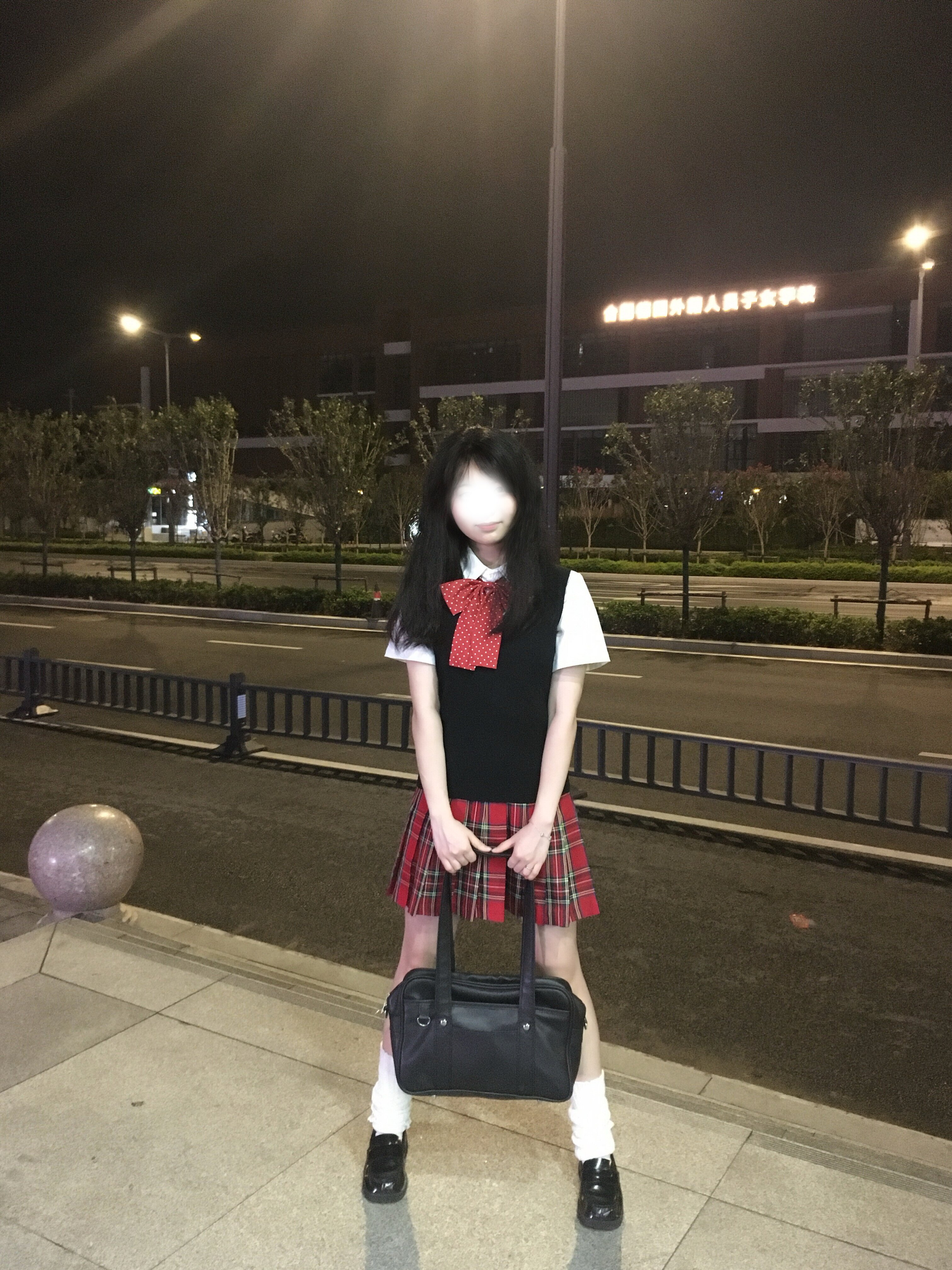 原创小辣椒Jk制服正版高腰百褶半身裙叠穿黑色套头毛衣背心一整套