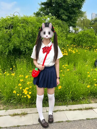 日系学院风甜妹套装樱花刺绣短袖白衬衫叠穿绀色短裙小个子三件套