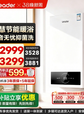 海尔出品统帅燃气壁挂炉采暖热水两用天然气节能洗浴地暖锅炉LA1