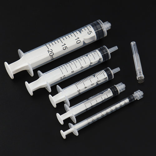 1/3/5/10/20ml平直口螺旋口塑料针管针筒