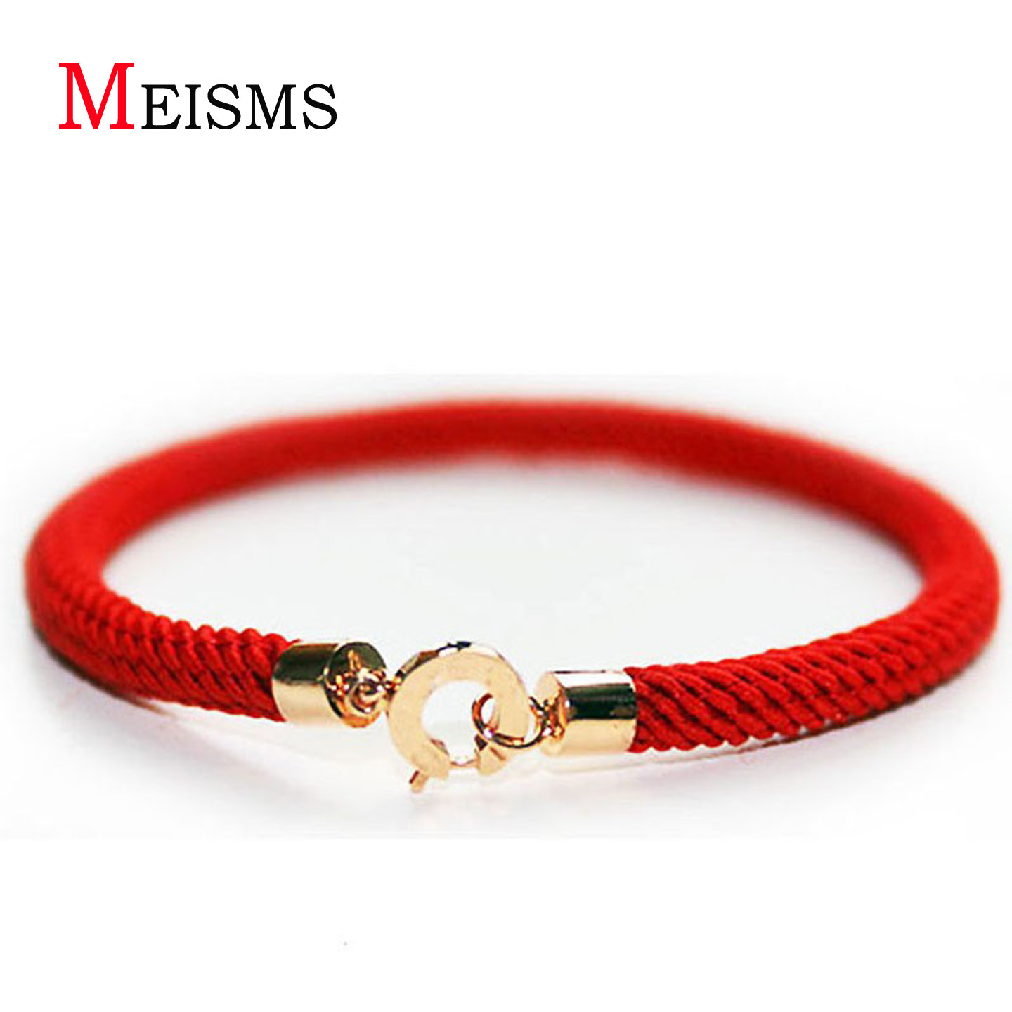 宝家18K金本命年红绳手链 马年幸运手环情侣手饰男女新年转运手环
