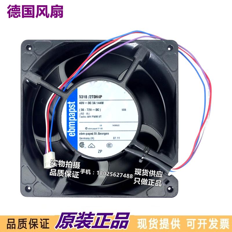 进口风机原装德国进口现货  5318/2TDH4P 140*140*51MM 48VDC 4线