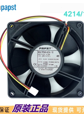 德国原装 MULTIFAN 4214/12 24V 4.3W 服务器散热风扇 3线