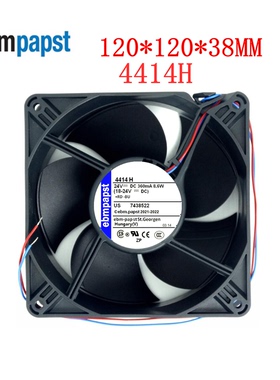 全新原装正品德国风机 4414H 12038 DC24V 8.6W 变频器专用风扇