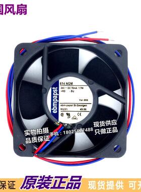 全新原装德国风扇专售TYP 614NGM 6025 24V 1.7W