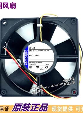 德国 MULTIFAN4314S 24V 5W 0.21A 12CM 12032 三线变频风扇