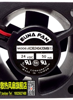 正品SUNON建准4CM 4020 24V 0.05A KDB240420MB-50A-1质量保证AA