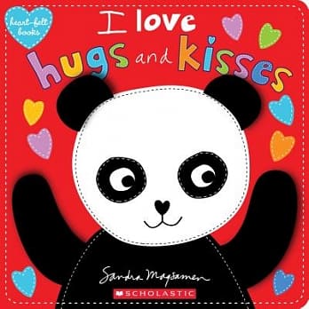 i love hugs and kisses 我爱拥抱和亲亲 学乐儿童成长英语启蒙纸板书