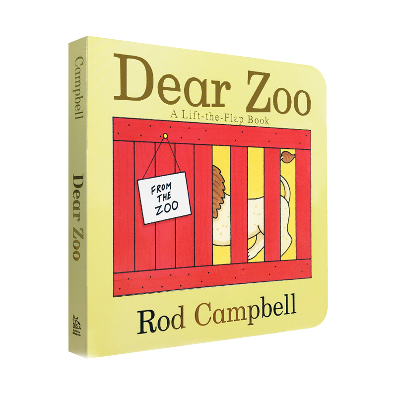 现货 【赠音频】 英文原版 Dear Zoo 亲爱的动物园 纸板书 幼儿绘本0-3岁 机关翻翻书 吴敏兰推荐 低幼宝宝启蒙读物
