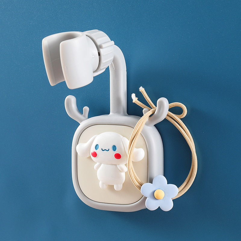 花洒支架免打孔儿童挂淋浴喷头固定器可调节莲蓬浴室淋雨花晒底座