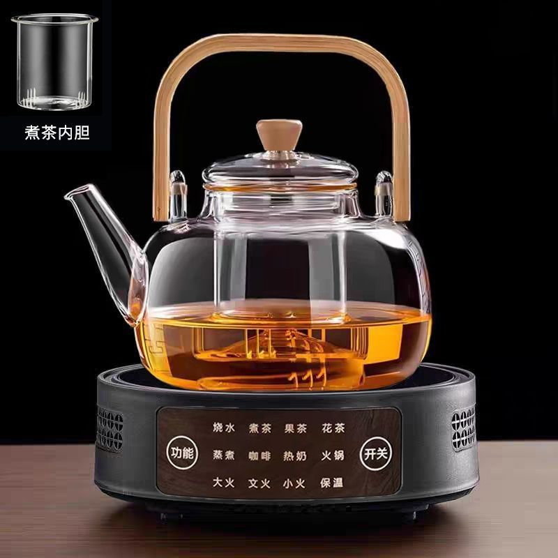 电陶炉茶炉家用1500W茶壶煮茶玻璃烧水小型加热煮茶全自动全套装图片