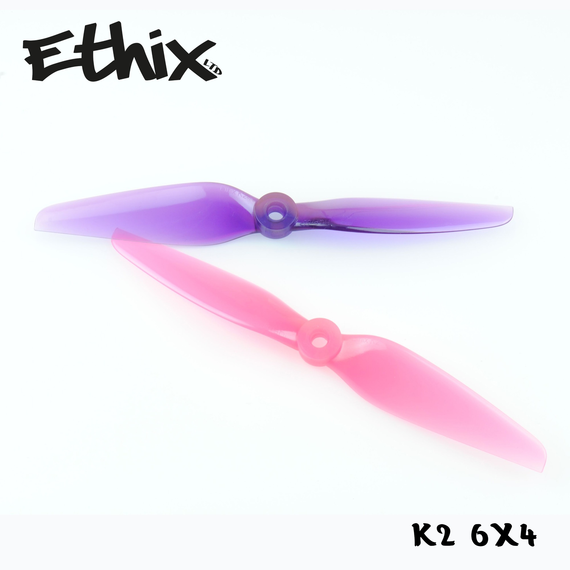 HQprop&Ethix K2   6X4 （两正两反）粉紫色 穿越机