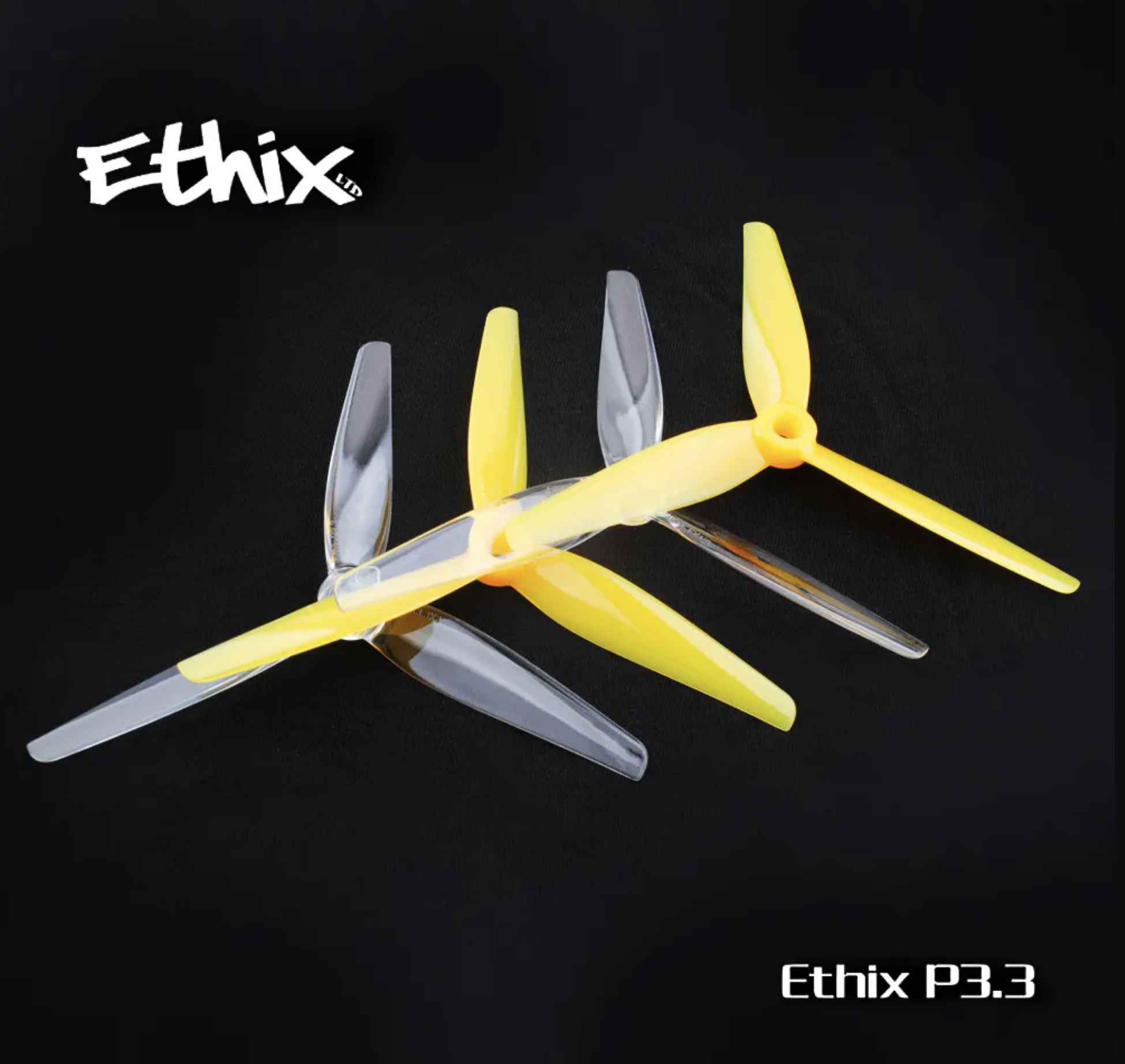 HQProp&Ethix P3.3 5.1X3.3X3(2正2反) 三叶桨 FPV 穿越机 螺旋桨