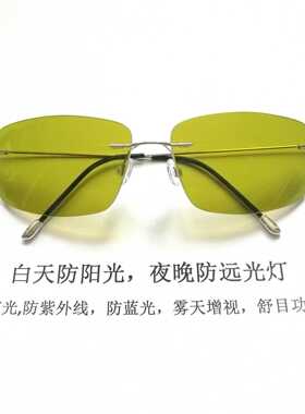 钓鱼钛合金树脂夜视眼镜2019新品