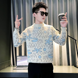 M30P68抖音同款痞帅社会小伙男士秋冬毛衣针织衫，男装针织衫/毛衣，电商B363-1