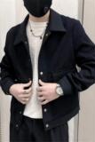 JK21-P108控148黑色社会小伙店主风假两件夹克外套，男装夹克，电商B363-1