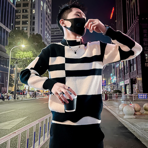 M21 P68 秋冬社会小伙新款毛衣打底衫内搭针织衫男图片