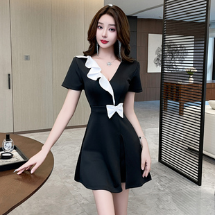 美容师工作服女美容院连衣裙养生会所桑拿按摩工衣足疗足浴技师服