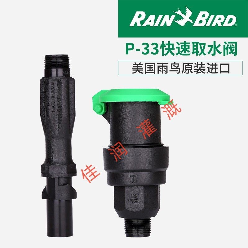 纯美国雨鸟P33快速取水阀6分取水器小区洗车园林绿化草坪取水灌溉