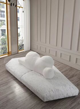 设计师意式极简双向异形edra北极熊沙发别墅大平层客厅沙发可定制