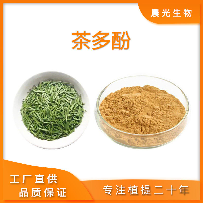茶多酚50% 98% 茶浓缩粉精华100克 天然出品提取物 包邮赠量勺