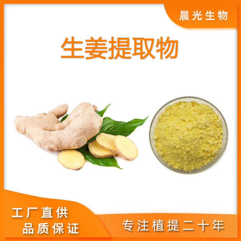 生姜提取物 天然干生姜浓缩粉末 姜辣素10%免煎粉赠送量勺