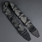 通用各种电吉他电贝斯背带 原创6cm宽疯马皮头 吉他背带 加宽减震