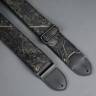 原创牛皮头暗黑风通用吉他背带适用各种电吉他贝斯民谣木吉他琴带