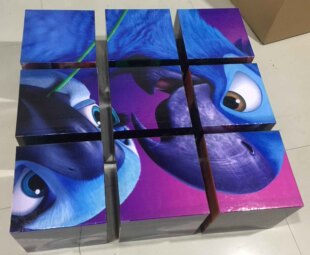 定制游戏道具立体活动道具积木 拼图六面立体益智教具创意定制个性