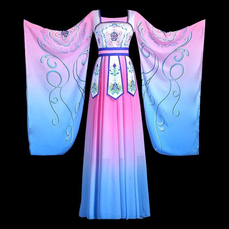 女仙女飘逸汉服中国风广袖流仙裙唐装武媚娘古典舞蹈演出服装
