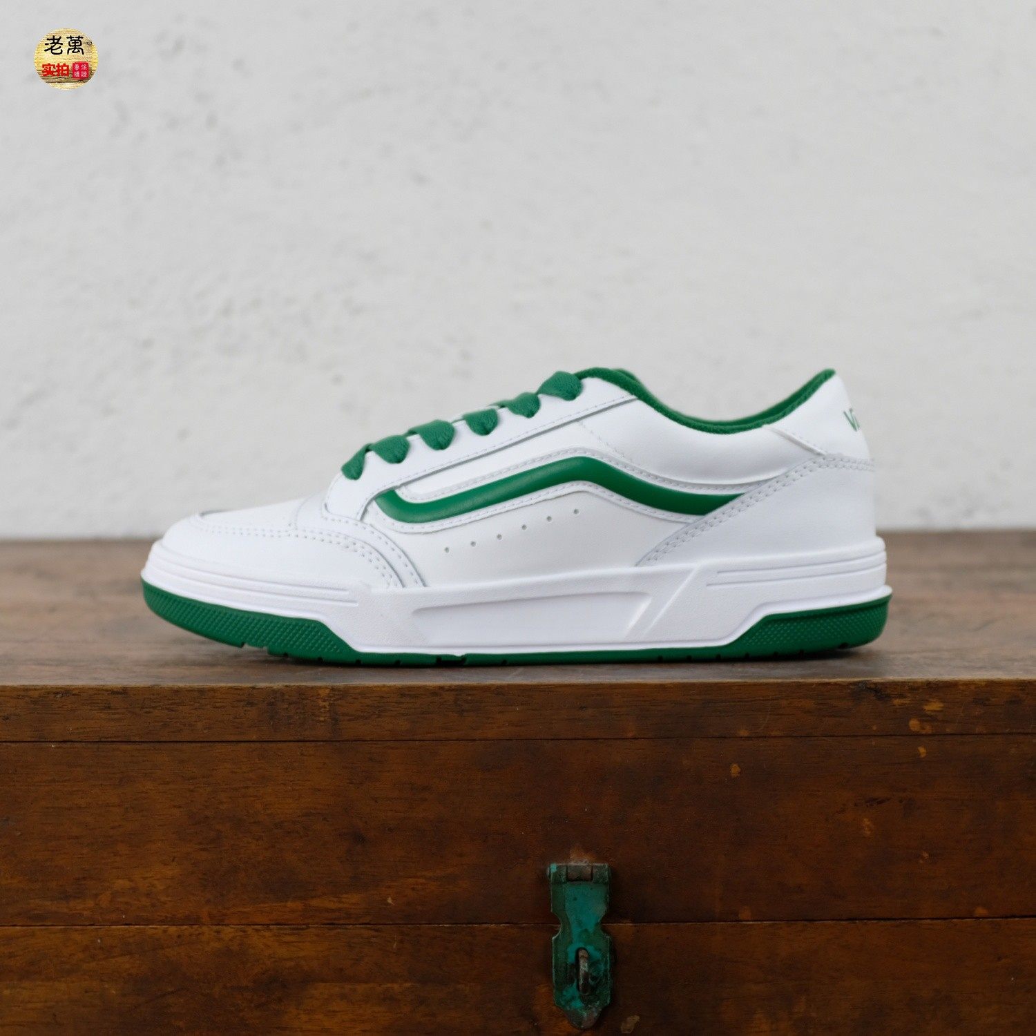 老万VANS范斯Hylane情侣运动休闲鞋舒适百搭拼色板鞋VN000D26GRN - 封面