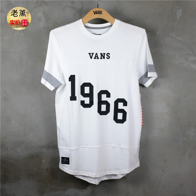 vans短袖男女字母印花T恤