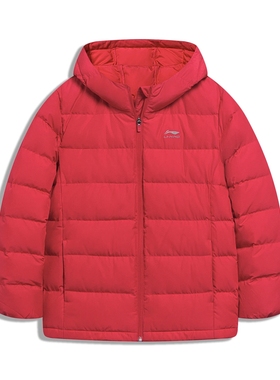 Lining/李宁正品羽绒服男女小大童加厚训练保暖连帽运动服YYMS089