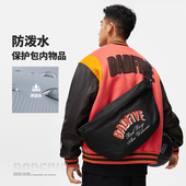 Lining 反伍BADFIVE篮球系列男女反光防泼水胸包ABDT281 李宁正品