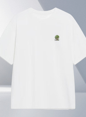 Lining/李宁正品运动生活系列男子宽松休闲透气短袖T恤AHST183