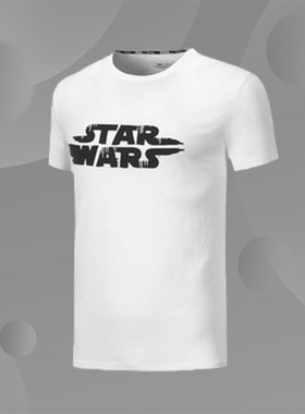 李宁夏季运动时尚休闲宽松透气百搭时尚圆领纯棉男T恤 AHSP009