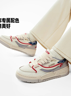 Lining/李宁正品001 BTC女子舒适软弹耐磨低帮经典休闲鞋AGCU036