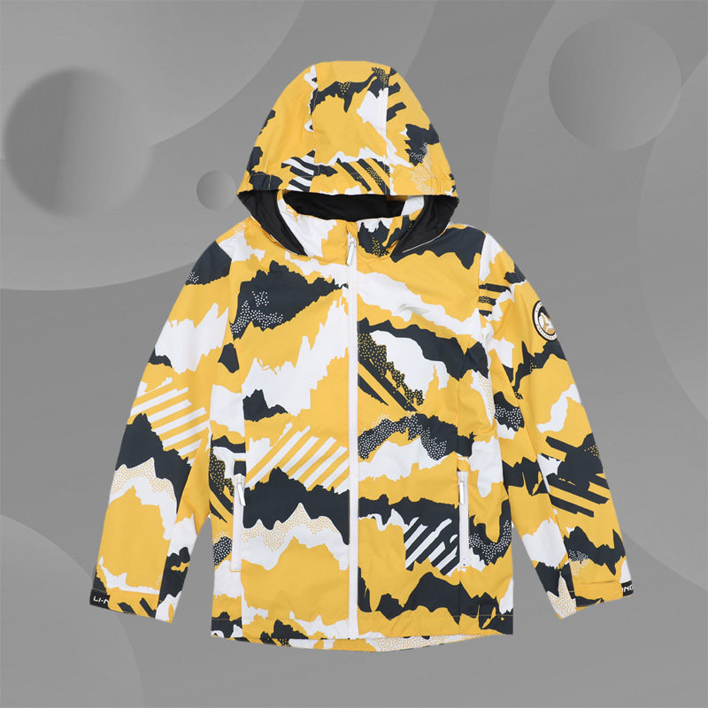 李宁儿童装新品男童3合一针织棉内胆卫衣户外冲锋衣YWBQ001