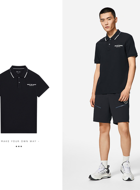 李宁正品秋季新款休闲运动健身透气潮流男子Polo衫APLS175