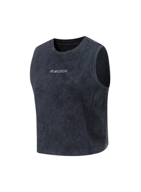 Lining/李宁正品春季女子健身系列纯色凉爽宽松无袖T恤AVST040