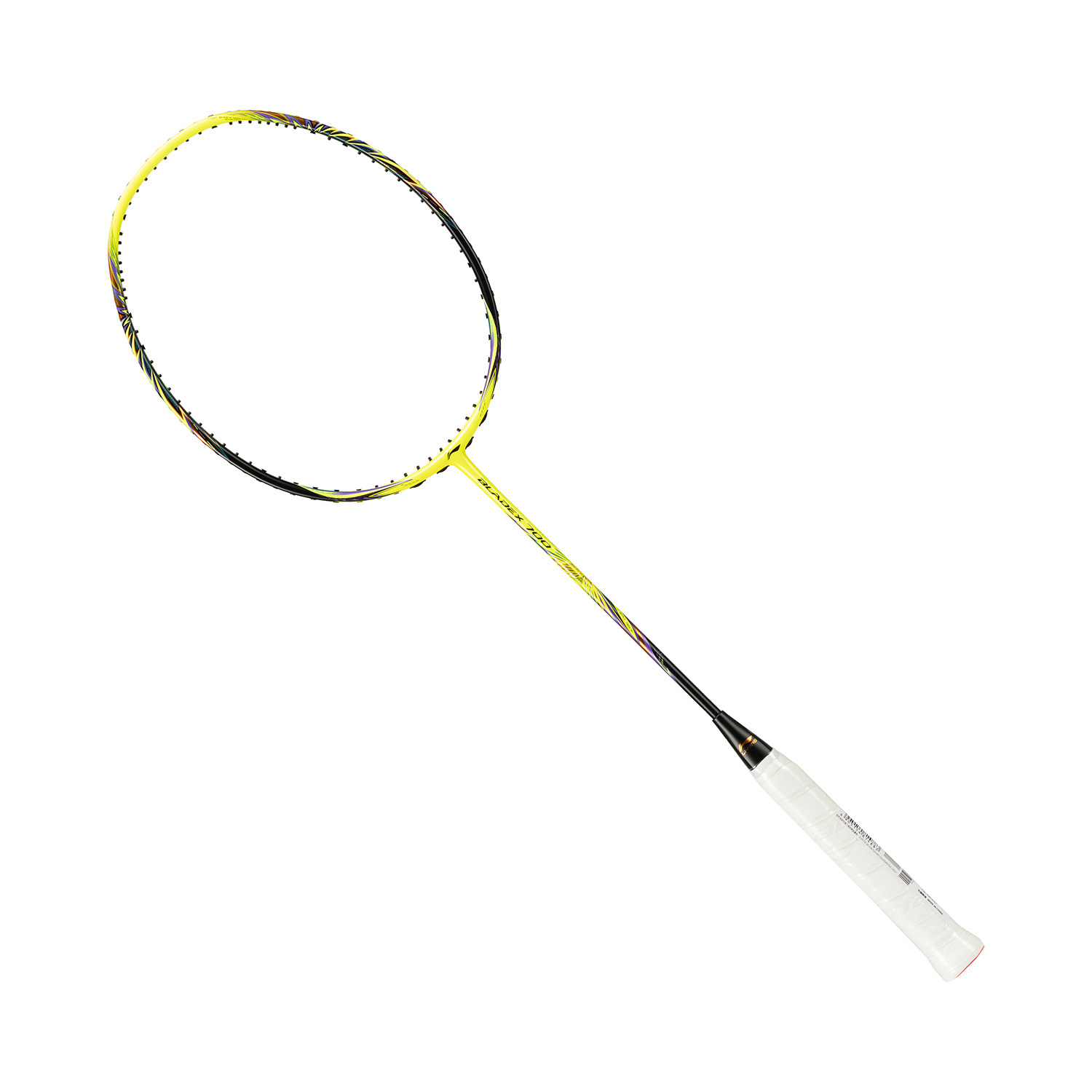 李宁正品锋影 700（4U）荧光明黄男女单拍无线羽毛球拍AYPU015