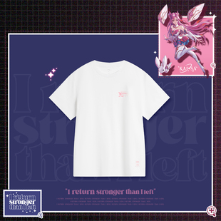 AHSUA96 文化衫 李宁正品 x英雄联盟卡莎联名系列女子简约圆领短袖