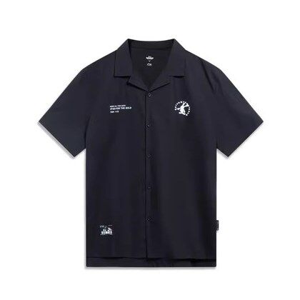 Lining/李宁男子宽松休闲衬衫