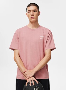 Lining/李宁正品韦德系列男子冰感舒适宽松圆领短袖T恤AHST529