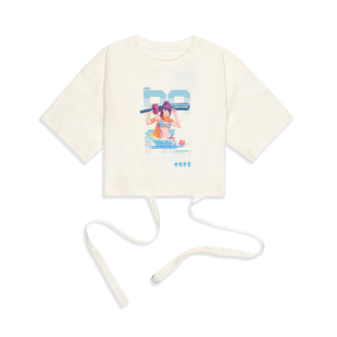 英雄联盟泳池派对联名系列女子短袖 T恤AHST868 李宁正品 Lining