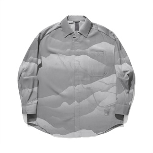 衬衫 李宁正品 宽松休闲长袖 成龙联名功夫系列男子时尚 ASHU027